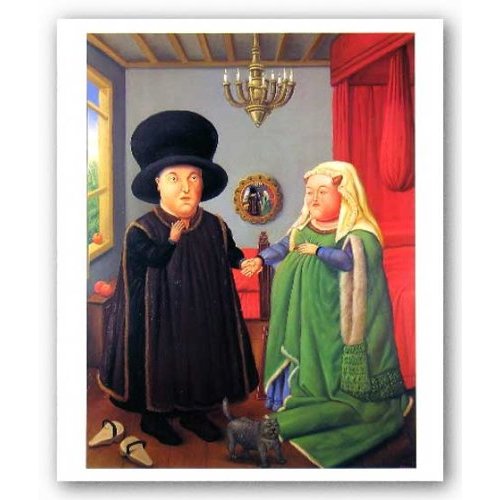 The Arnolfini (after Van Eyck) - Botero 1997